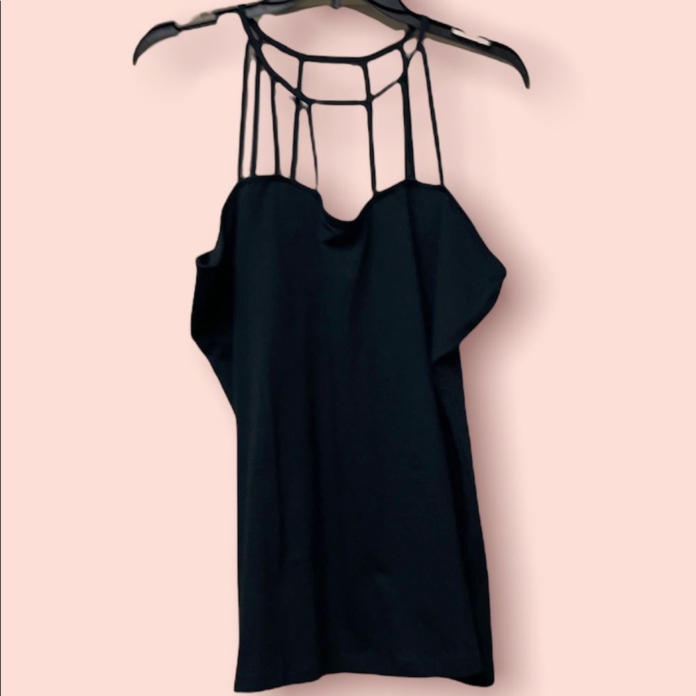 Strappy Black Tank